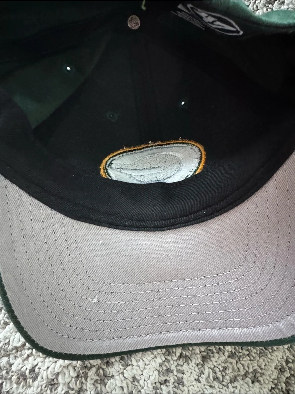 Green Bay Packers Hat with Embroidered logo Kids Size